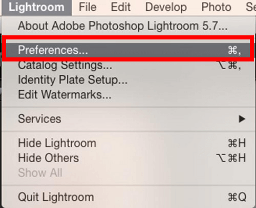 How to Install Presets Lightroom on Mac - Step 1