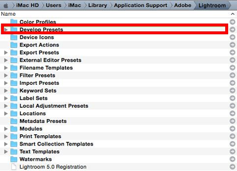 How to Install Presets Lightroom on Mac - Step 4